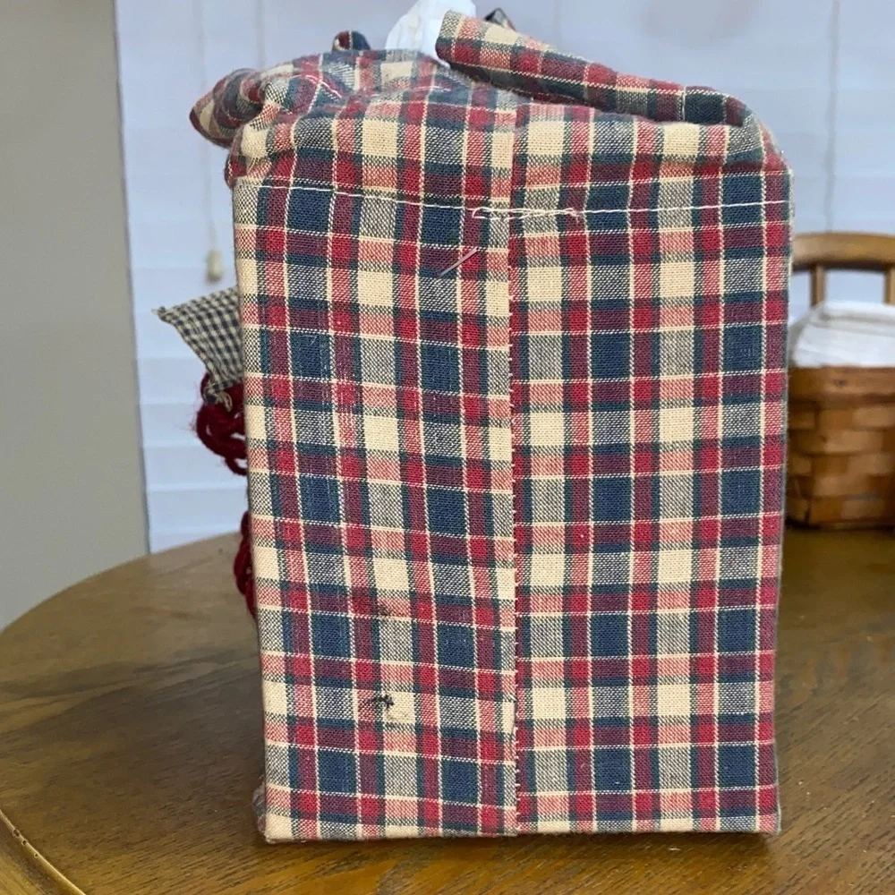Primitive Raggedy Ann Fabric Tissue Cover